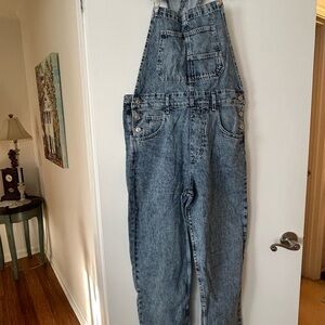 Free People- We The Free Denim Overalls, EUC